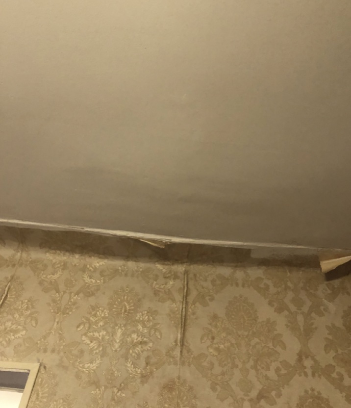 damaged wall